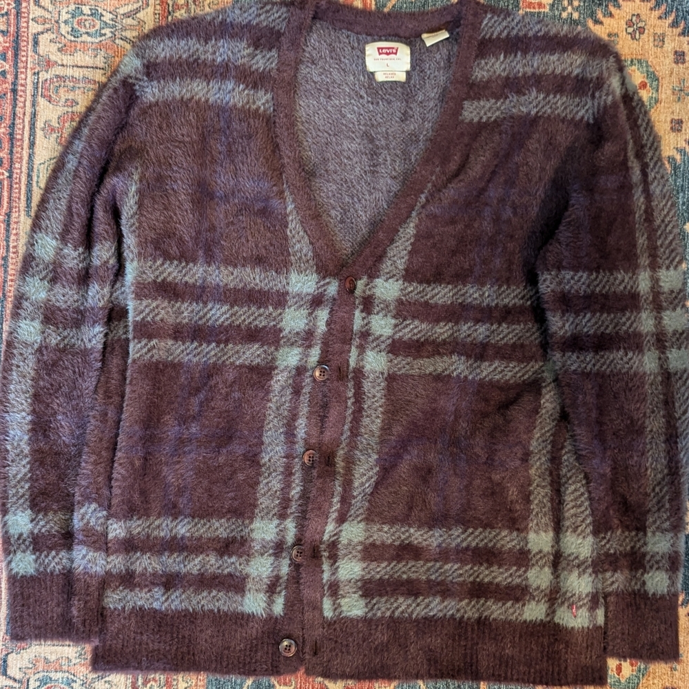 Levi's Fuzzy Relaxed Fit Cardigan